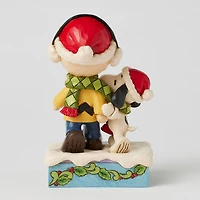 Jim Shore Peanuts Charlie Brown and Snoopy Wrapped in Scarf Figurine, 6" for only USD 60.00 | Hallmark