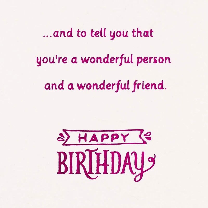 Thank You for Being in My Life Birthday Card for Friend for only USD 5.59 | Hallmark