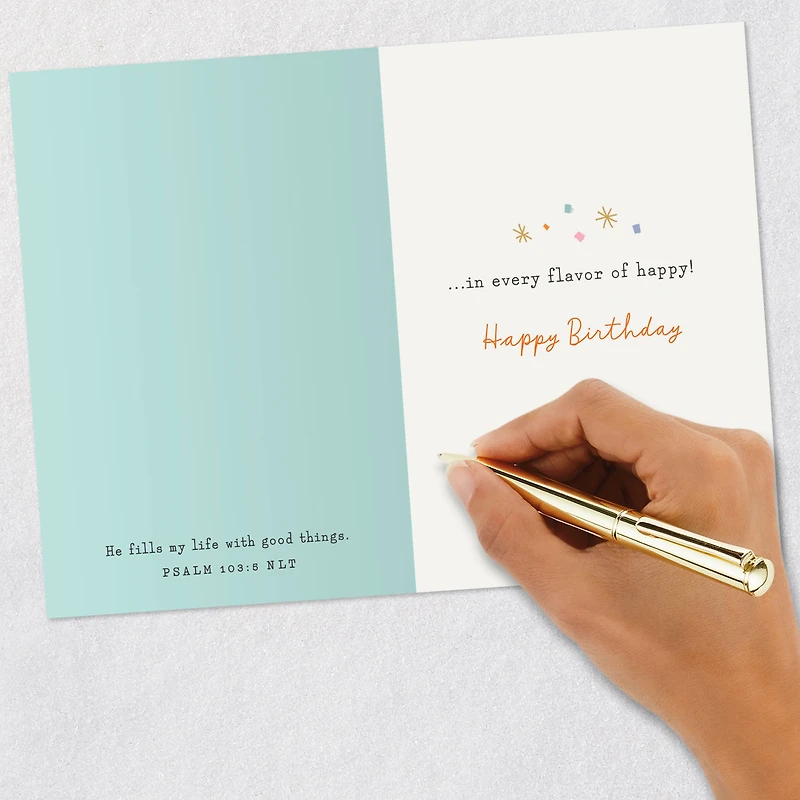 Hope God Piles on the Blessings Religious Birthday Card for only USD 2.99 | Hallmark
