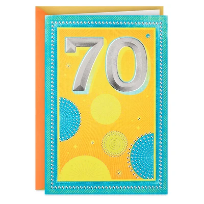 A Remarkable Life 70th Birthday Card for only USD 3.59 | Hallmark