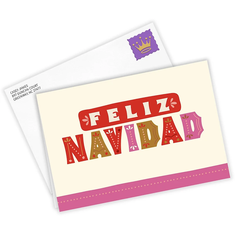 Feliz Navidad Spanish-Language Custom Christmas Card for only USD 4.99 | Hallmark