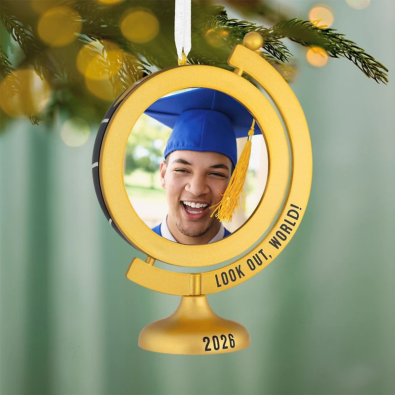 Look Out, World! 2026 Personalized Ornament, Custom Photo for only USD 29.99 | Hallmark