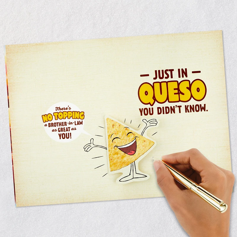 Nacho Average Brother-in-Law Funny Pop-Up Birthday Card for only USD 4.59 | Hallmark