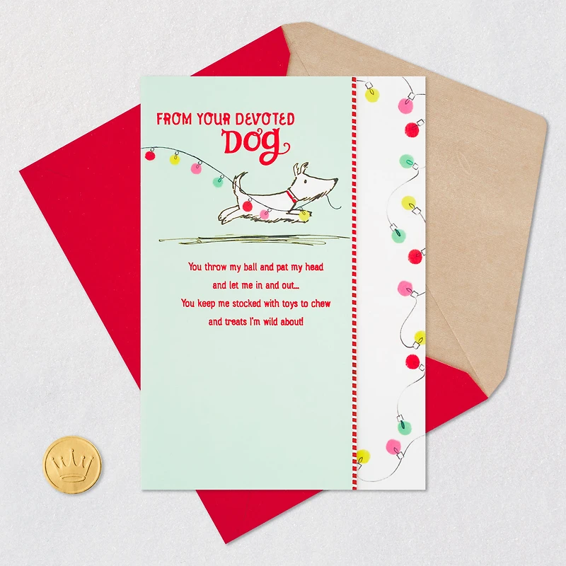 Thanks for All You Do Christmas Card From the Dog for only USD 3.99 | Hallmark