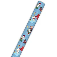 Peanuts® Snoopy and Woodstock on Blue Jumbo Christmas Wrapping Paper Roll, 70 sq. ft. for only USD 9.99 | Hallmark