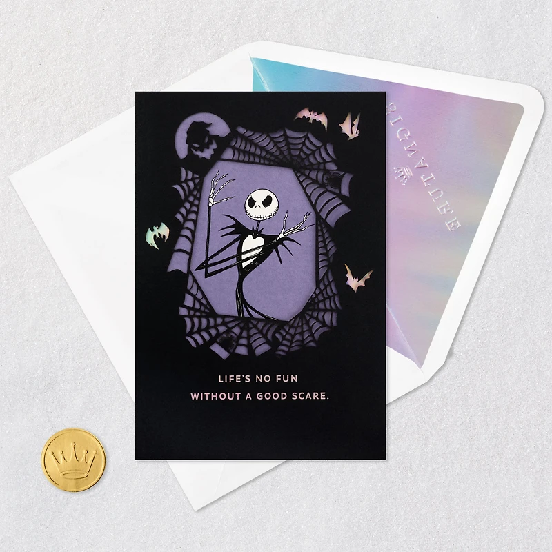 Disney Tim Burton's The Nightmare Before Christmas Good Scare Halloween Card for only USD 7.99 | Hallmark