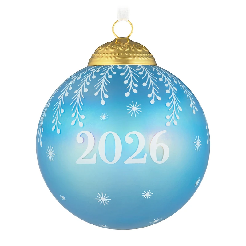 Christmas Commemorative 2026 Ball Glass Ornament for only USD 28.99 | Hallmark