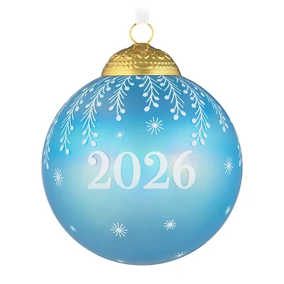 Christmas Commemorative 2026 Ball Glass Ornament for only USD 28.99 | Hallmark