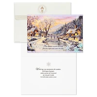Thomas Kinkade Winter Evening Boxed Christmas Cards, Pack of 16 for only USD 17.49 | Hallmark