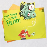Don't Lose Your Head, Zombie Pop-Up Halloween Card for only USD 5.59 | Hallmark