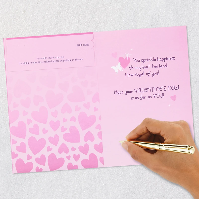 Disney Princess Valentine's Day Card With Puzzle for only USD 6.99 | Hallmark