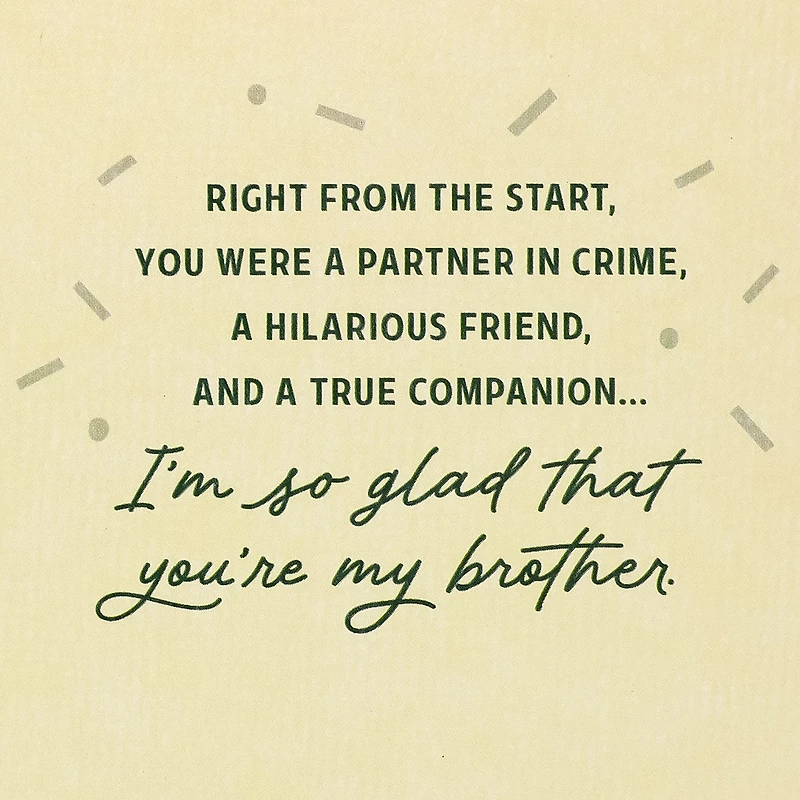 Best Brother Ever Birthday Card for Him for only USD 6.99 | Hallmark