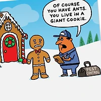 Gingerbread House With Ants Funny Christmas Card for only USD 3.99 | Hallmark