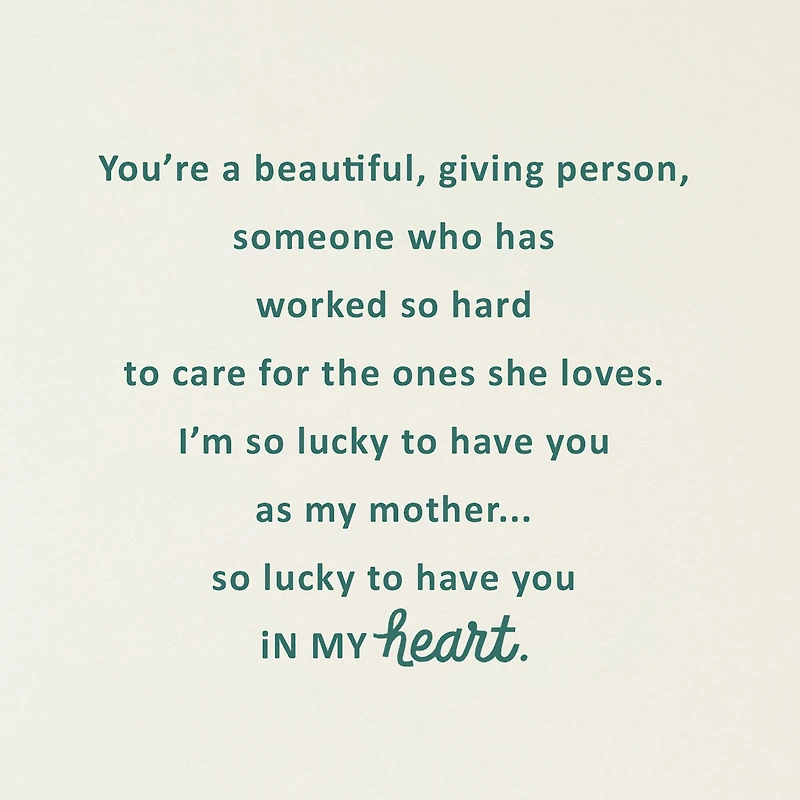 You're Always in My Heart Christmas Card for Mom for only USD 5.99 | Hallmark