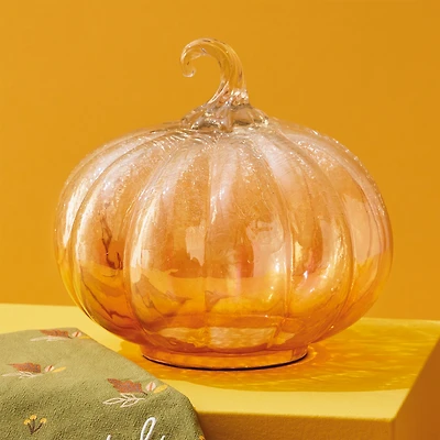 Glass Pumpkin Tabletop Decoration, 7.5" for only USD 19.99 | Hallmark
