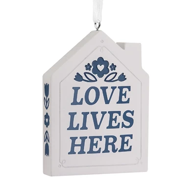 Love Lives Here House Hallmark Ornament for only USD 14.99 | Hallmark