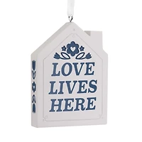 Love Lives Here House Hallmark Ornament for only USD 14.99 | Hallmark