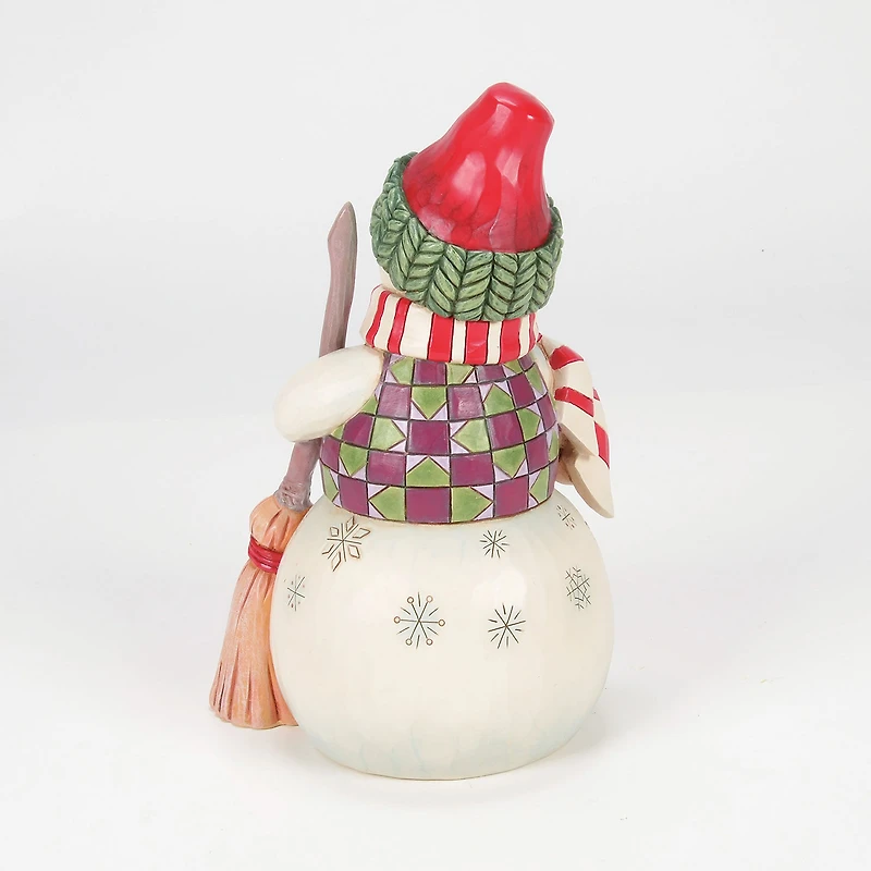 Jim Shore Heartwood Creek Snowman With Peeking Dog Figurine, 7" for only USD 54.99 | Hallmark