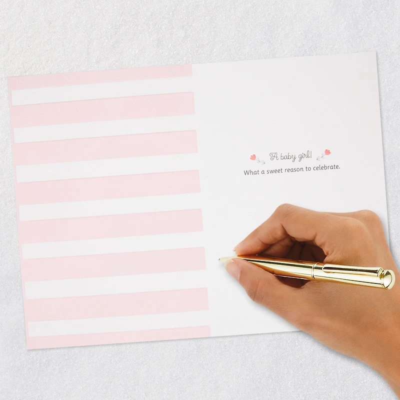 Sweet Reason to Celebrate New Baby Girl Card for only USD 8.59 | Hallmark