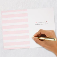 Sweet Reason to Celebrate New Baby Girl Card for only USD 8.59 | Hallmark