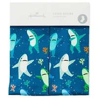 Dancing Sharks Fun Crew Socks for only USD 12.99 | Hallmark