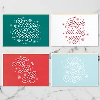 Festive Holiday Wishes Assorted 3D Pop-Up Christmas Cards, Pack of 4 for only USD 19.99 | Hallmark
