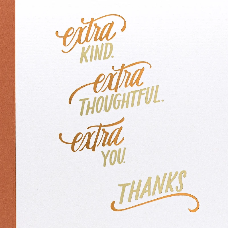 So Extra Kind and Thoughtful Thank You Card for only USD 4.99 | Hallmark