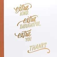 So Extra Kind and Thoughtful Thank You Card for only USD 4.99 | Hallmark