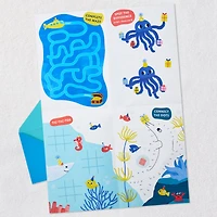 Oceans of Fun Birthday Card for Kids with Activity Page for only USD 7.59 | Hallmark