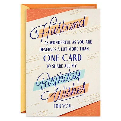As Wonderful as You Are Birthday Card for Husband for only USD 5.99 | Hallmark