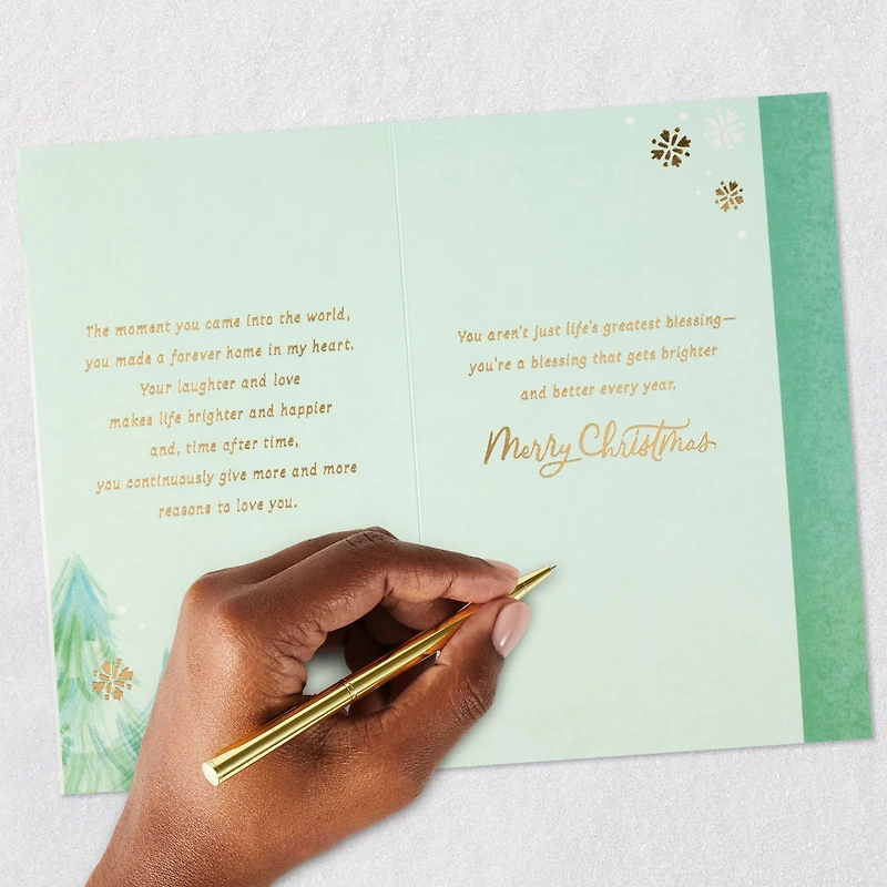 You're Life's Greatest Blessing Christmas Card for Daughter for only USD 5.59 | Hallmark