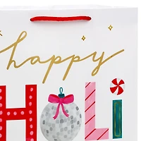 13" Happy Holi-Yay! Large Christmas Gift Bag for only USD 4.49 | Hallmark