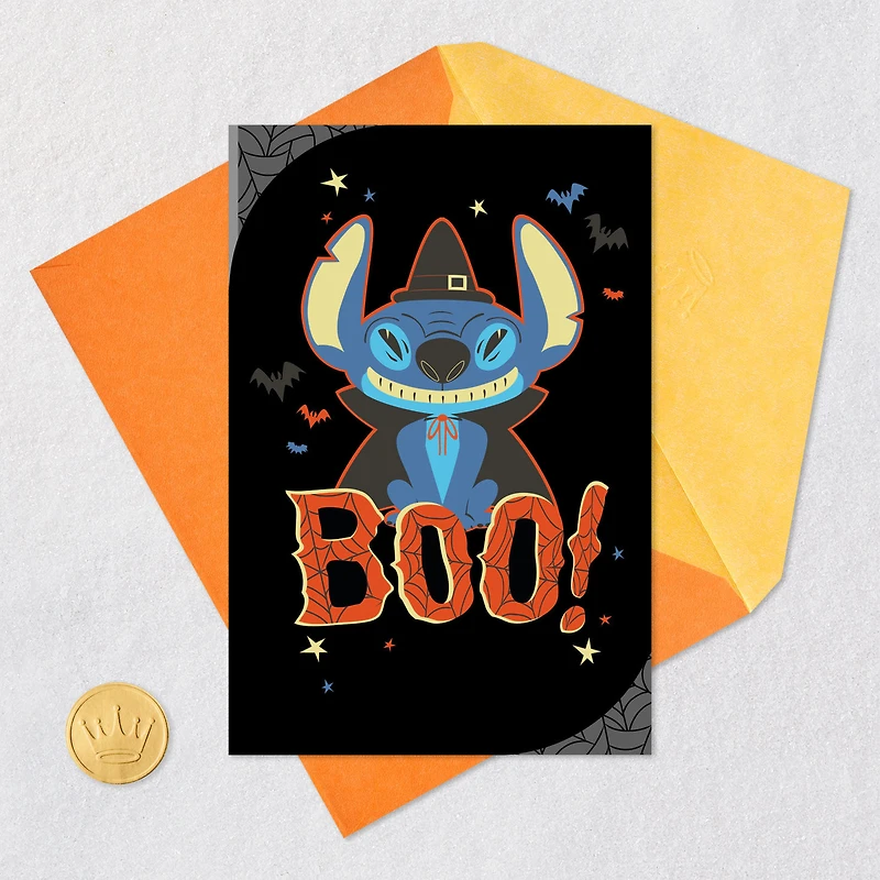 Disney Lilo & Stitch Witchy Stitch Halloween Card for Kids for only USD 3.99 | Hallmark