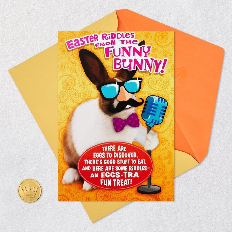 Riddles From the Funny Bunny Lift-the-Flap Easter Card for only USD 2.99 | Hallmark