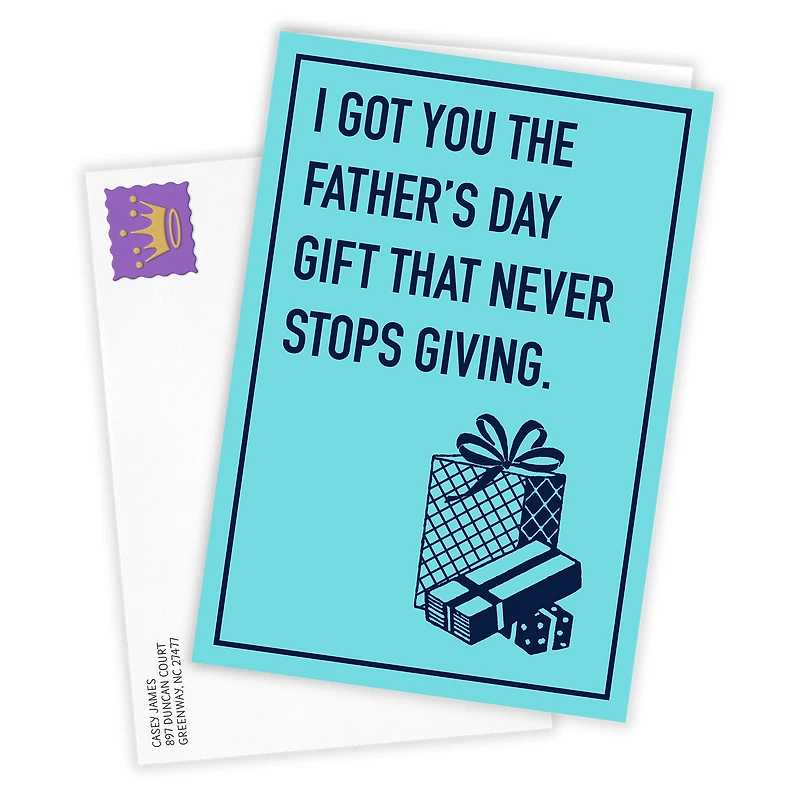 Never-Ending Gift Funny Custom Father's Day Card for only USD 4.99 | Hallmark