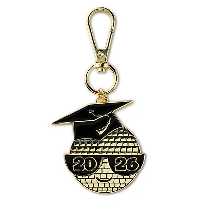 Black and Gold Disco Ball 2026 Graduation Keychain for only USD 14.99 | Hallmark