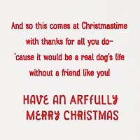 Thanks for All You Do Christmas Card From the Dog for only USD 3.99 | Hallmark