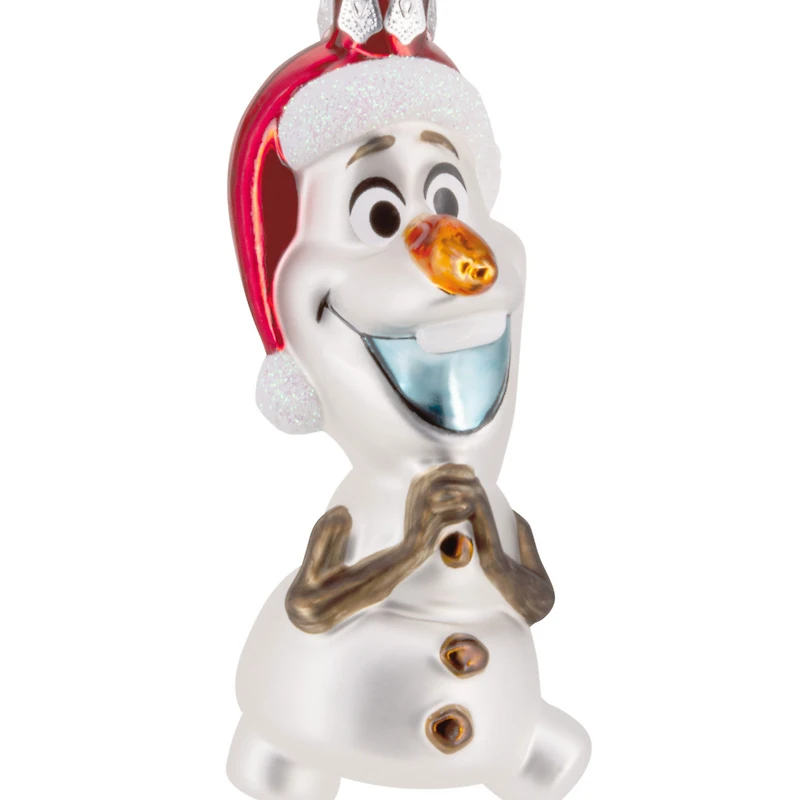 Disney Frozen Holiday Olaf Glass Hallmark Ornament for only USD 11.49 | Hallmark