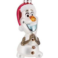 Disney Frozen Holiday Olaf Glass Hallmark Ornament for only USD 11.49 | Hallmark