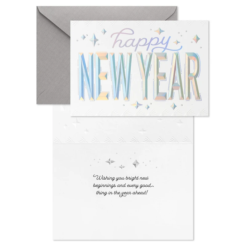 Silver Diamonds Boxed New Year Cards, Pack of 16 for only USD 15.49 | Hallmark