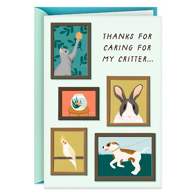 You're Much Appreciated Thank You Card for Pet Sitter for only USD 3.99 | Hallmark