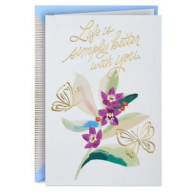Lacey Chabert Collection Life Is Better With You Romantic Mother's Day Card for only USD 5.99 | Hallmark