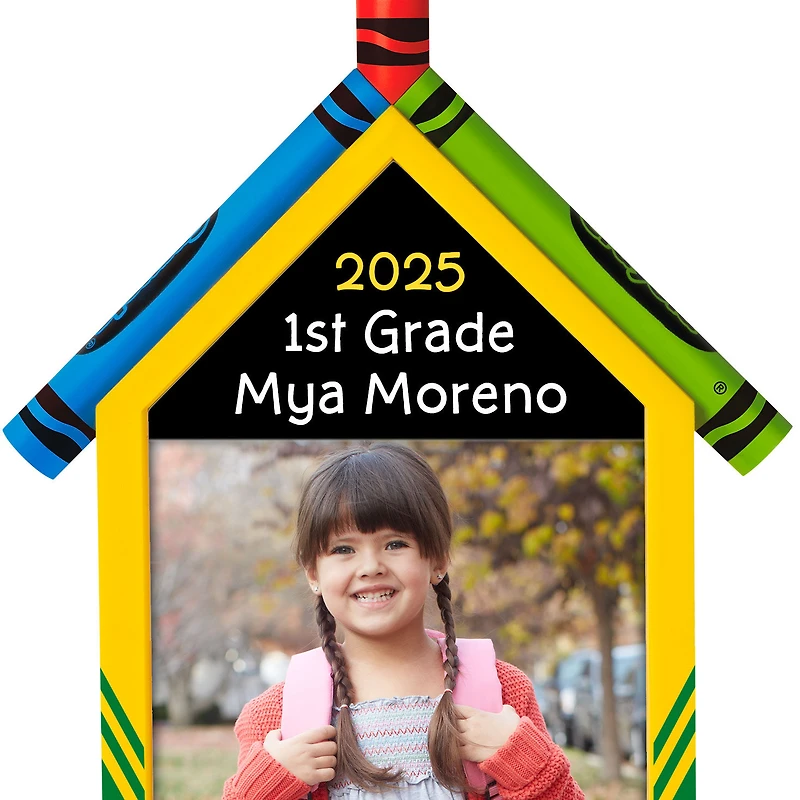 Crayola® Schoolhouse Personalized Ornament, Custom Photo and Text for only USD 30.99 | Hallmark