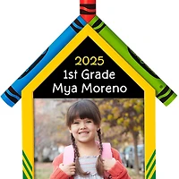 Crayola® Schoolhouse Personalized Ornament, Custom Photo and Text for only USD 30.99 | Hallmark