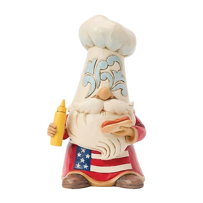Jim Shore Heartwood Creek Patriotic Grilling Gnome Figurine, 7" for only USD 30.00 | Hallmark