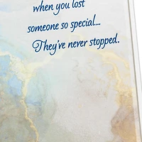 The Caring Thoughts Have Never Stopped Sympathy Card for Anniversary of Death for only USD 4.99 | Hallmark