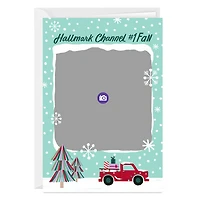 Hallmark Channel #1 Fan Snowy Scene Custom Christmas Card for only USD 4.99 | Hallmark
