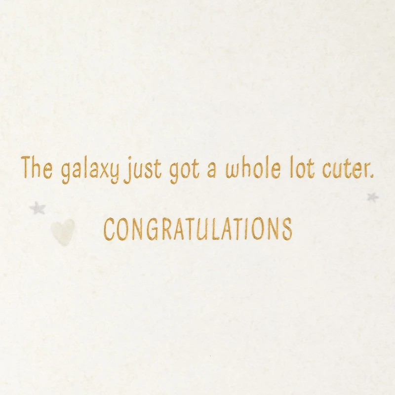 Star Wars: The Mandalorian™ Grogu™ The Force Is Strong New Baby Card for only USD 5.99 | Hallmark