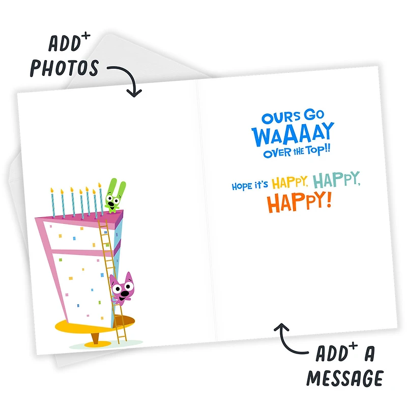hoops&yoyo™ Over the Top Wishes Funny Custom Birthday Card for only USD 4.99 | Hallmark