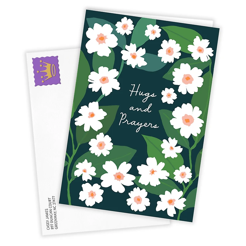 Hugs and Prayers Daisies Custom Card for only USD 4.99 | Hallmark
